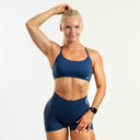 Infinity Cross Bra Sapphire Blue