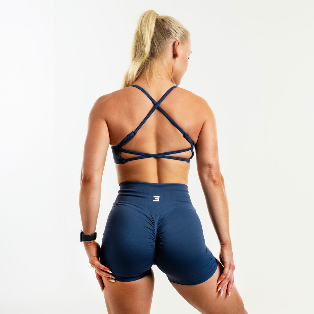 Infinity Cross Bra Sapphire Blue