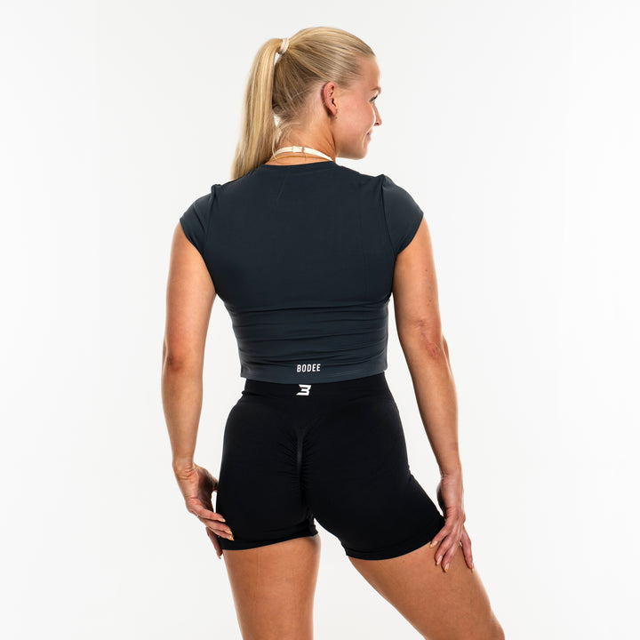 Aura Baby Tee Slate