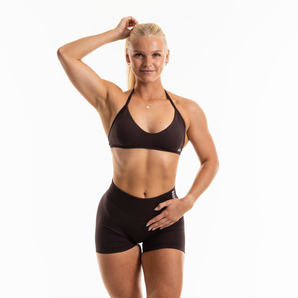 Maia Halter Bra Chocolate