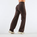 Aura Flair Pants Coffee Brown
