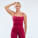 Aura Tank Top Cherry Red
