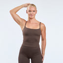 Aura Tank Top Coffee Brown