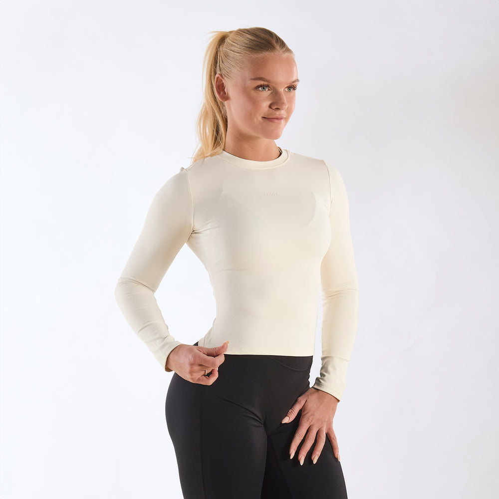 Aura Long Sleeve Cream White