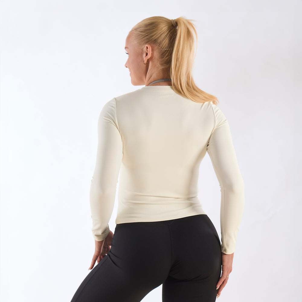 Aura Long Sleeve Cream White