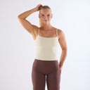 Aura Tank Top Cream White