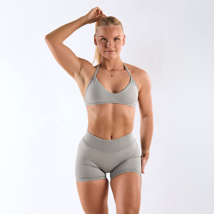 Maia Halter Bra Pearl Gray