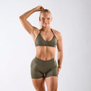 Maia Halter Bra Soft Green