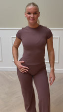 Aura Flair Pants Toffee Brown